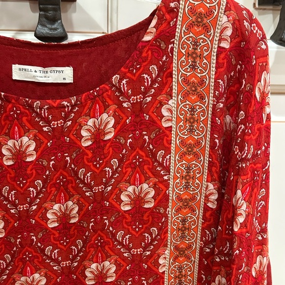 Spell & the Gypsy Collective Designs Jewel Tunic Dress Copper (D6) - Picture 4 of 7